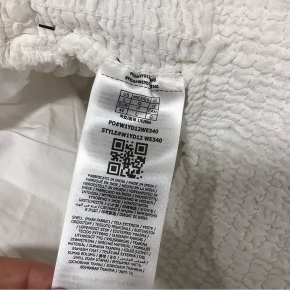 Guess White Remi Gauze Shorts - Picture 7 of 7